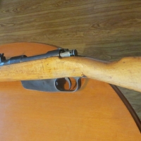 After: Stock was chemical stripped with limited sanding to preserve both the original manufacturing stamps and a patina that should be present on a 100 year old service rifle.<br />
<br />
Refinished in hand rubbed boiled linseed oil to replicate a period style finish.<br />
<br />
Hand buffed oil finish takes approx 3 weeks for proper drying time between coats.